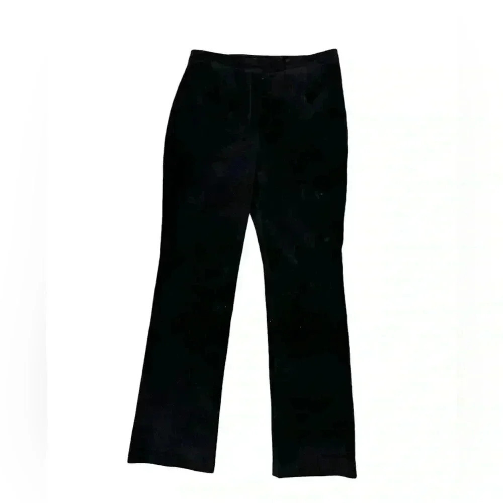 Lord & Taylor Classic Black Leather Women's Pants